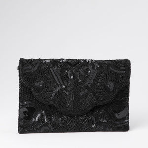 Cartera De Fiesta Cleo Negro Humana