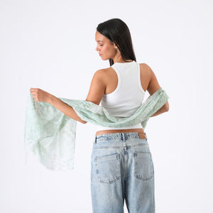 Pañuelo Estampado Lecce Verde Id