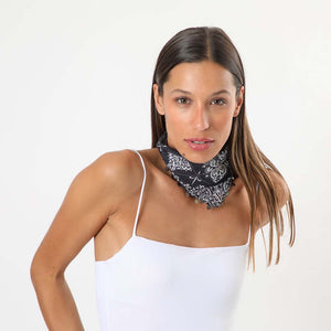 Bandana Mandala Negra Humana