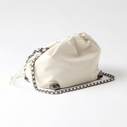 Cartera Bandolera Caty Acolchada Beige Humana