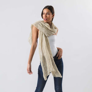 Pañuelo Liso Orquidea Beige Humana