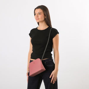 Cartera Cruzada Lirio Fucsia I-D
