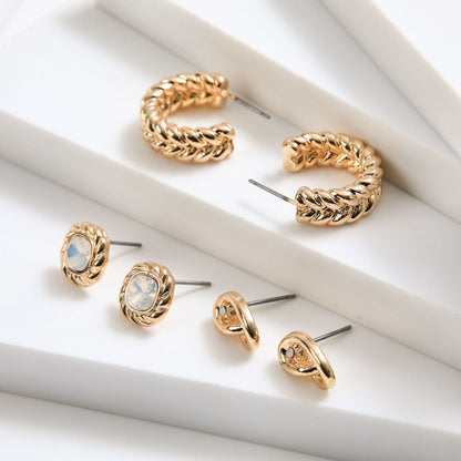 Set De Aros Akira Dorado Tatienne