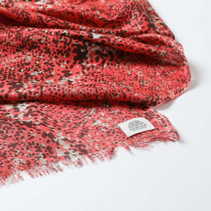Pañuelo Estampado Rojo Adina Humana