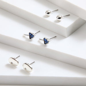 Set De Aros Aila Silver Tatienne