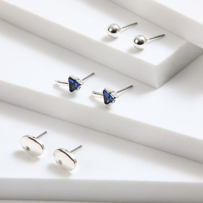Set De Aros Aila Silver Tatienne