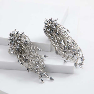 Aros Largo Grunge Plum Gallagher Plateado Humana