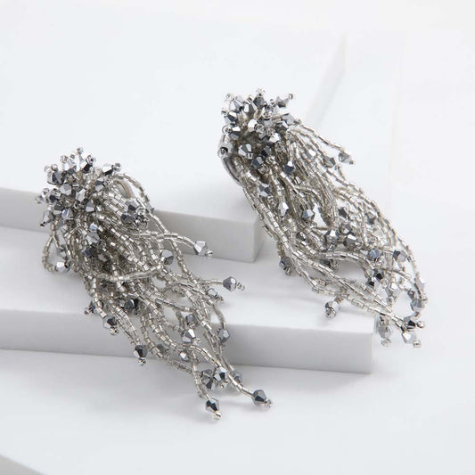 Aros Largo Grunge Plum Gallagher Plateado Humana