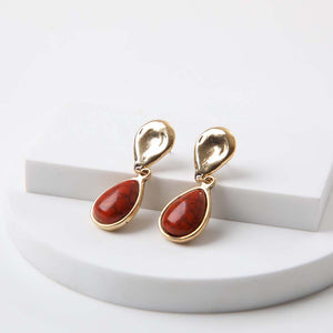 Aros Mediano Creta Dorado Humana