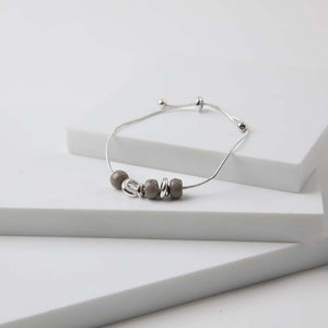 Pulsera Blanda Mirror Plateado Humana