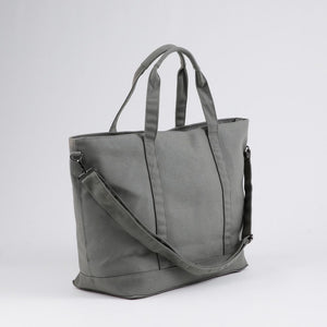 Cartera Tote Patong Gris Playa Humana