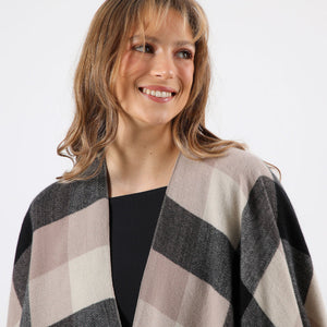 Poncho  Gisa Beige Humana
