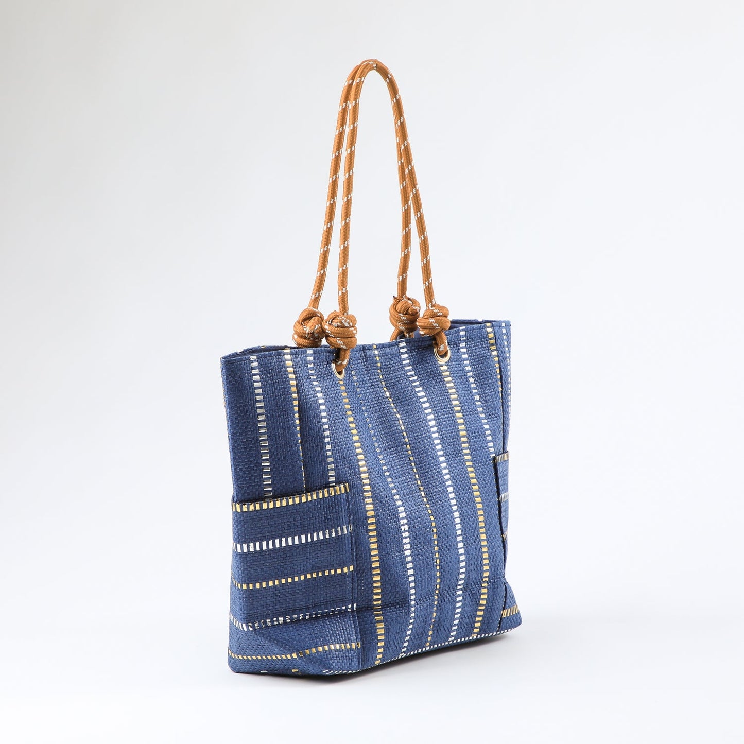 Cartera De Playa Geminis Navy I-D