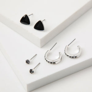 Aros Set Borneo Negro Tatienne