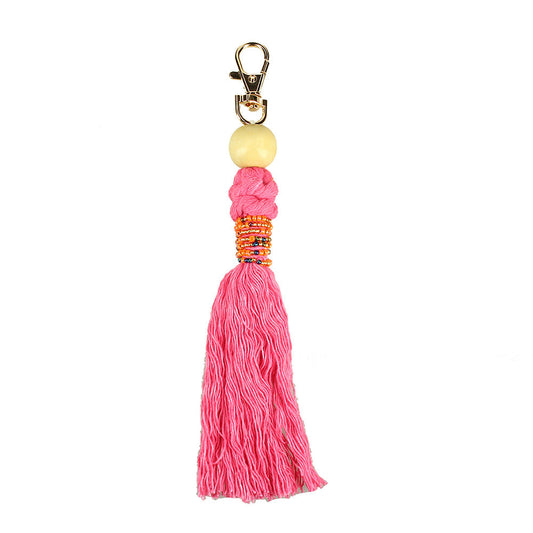 Llavero Tie Dye Fucsia Humana