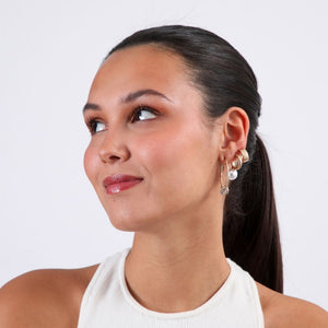 Set De 3 Argollas Sirio Dorado Humana