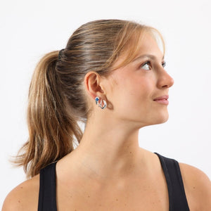 Aros Set Maggie Plateado Tatienne