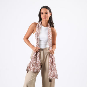 Pañuelo Estampado Nora Paisley Beige Tatienne