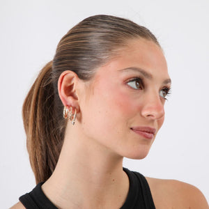 Set de 4 argollas Mari Dorado ID