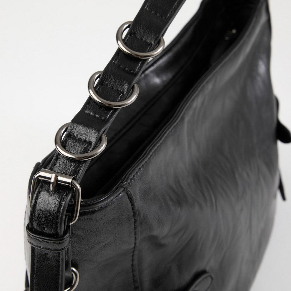 Cartera Hombro Azalea Negro Humana