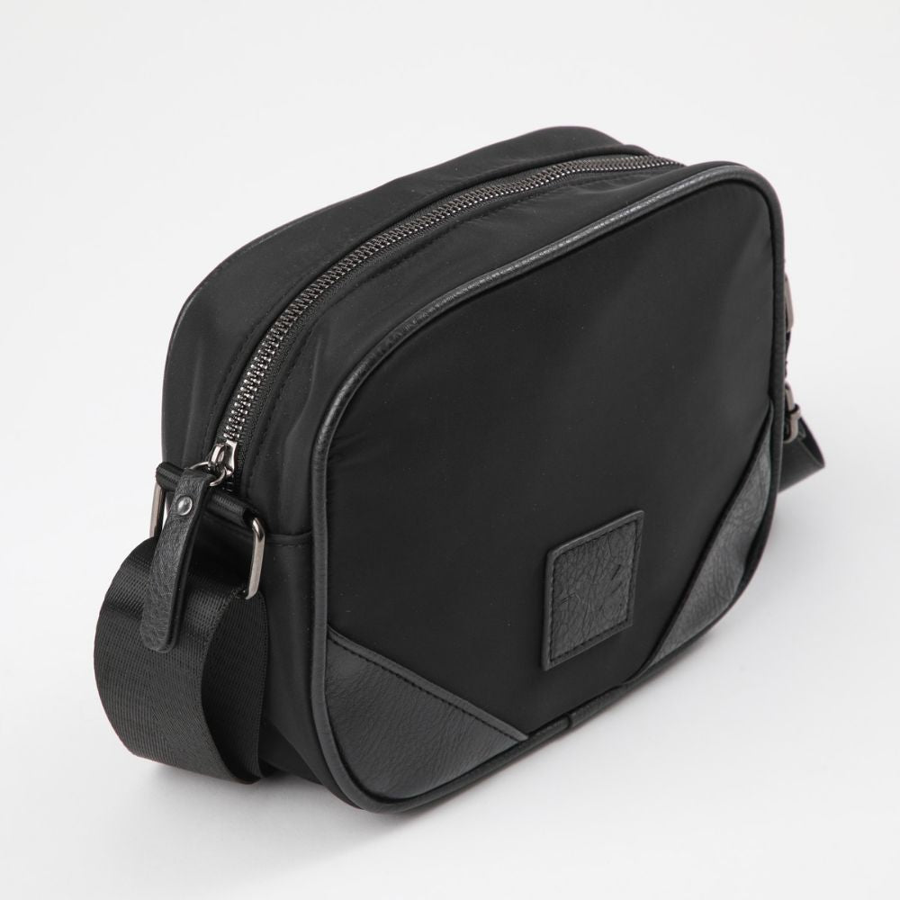 Cartera Bandolera Nilo Nylon negro Tatienne