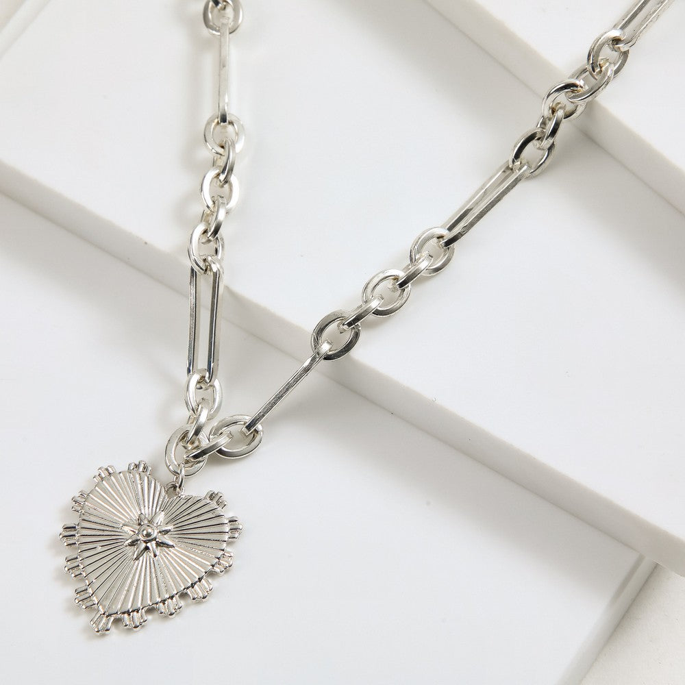 Collar Corto Naia Plateado I-D