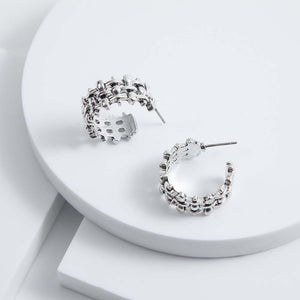 Argolla Begonia Plateada Humana