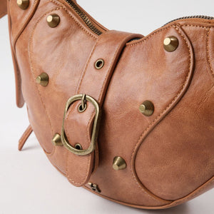 Cartera Hombro Ecocuero Candy Camel Humana