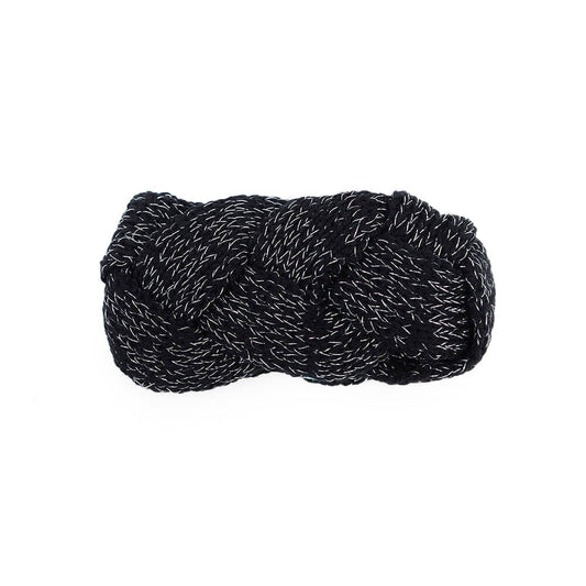 Cintillo Negro Trenza Humana