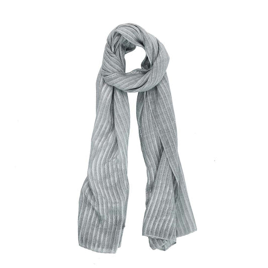 Pañuelo Liso Zigzag Gris Humana
