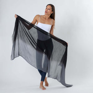 Pañuelo Liso Saumerio Negro Humana
