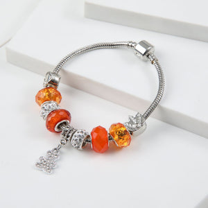 Pulsera Charm Naranjo Tatienne