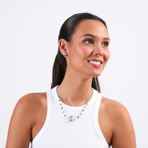 Collar Corto Cat Plateado Humana