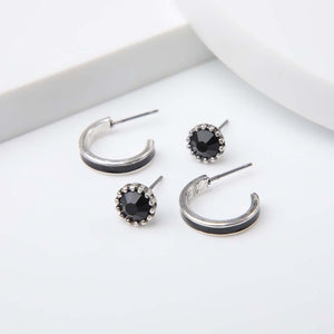 Set Aros Brezo Negro Humana