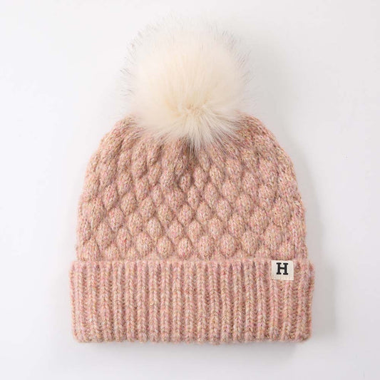Gorro Lurex Rosada Humana