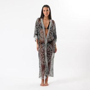 Kimono Mandala Negro Humana