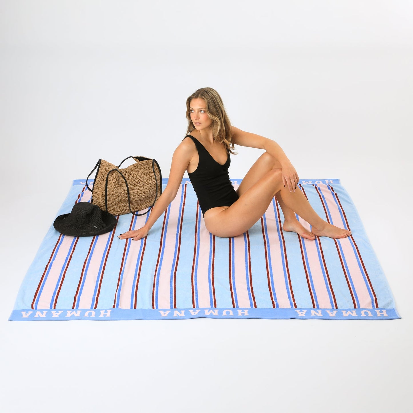 Toalla Xl Lt Blue Humana