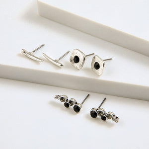 Set De Aros Elba Silver Tatienne
