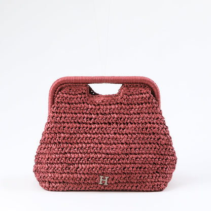Cartera Clutch Palma Burgundy Humana