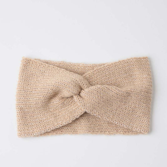 Cintillo Tejido Lurex Café i-D
