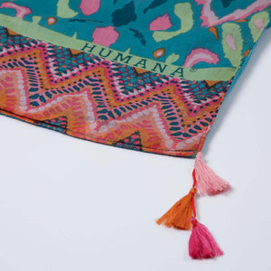 Toalla Etnic Celeste Humana