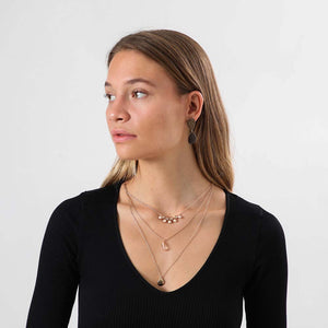 Collar Largo Albacete Dorado Humana