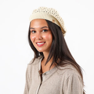 Gorro Boina Natalia Blanco Tatienne