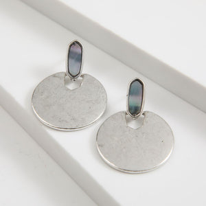 Aros Mediano Ter Plateado Tatienne