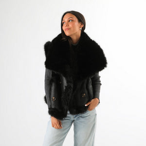 Chaqueta Laura Negro Humana