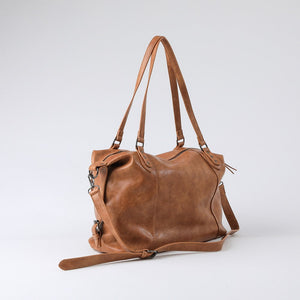 Cartera Hombro Vittoria Camel Humana
