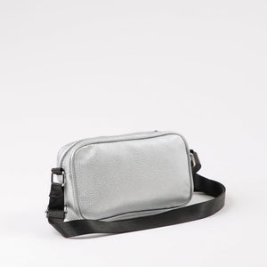 Cartera Cruzada Coimbra Silver Plateada i-D
