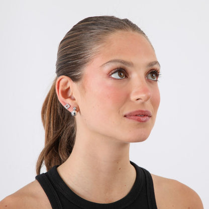 Set de 3 aros Daila Plateado ID