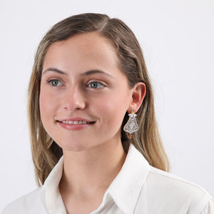 Aros Mediano Angel Plateado Tatienne