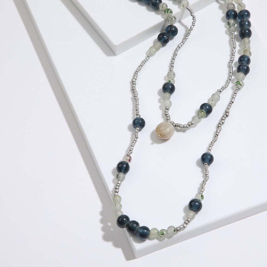 Collar Largo Nansa Plateado Tatienne